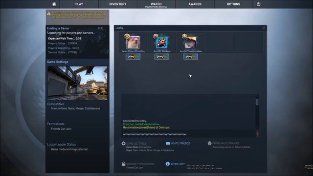 CSGO Bug - DM matchmaking queue running behind competitive MM lobby. смотреть онлайн