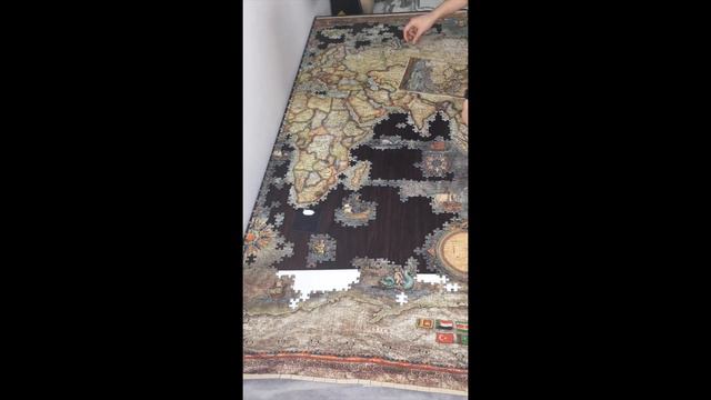 8000片世界地圖拼圖 縮時攝影 / Educa Puzzle 8000piece World Map
