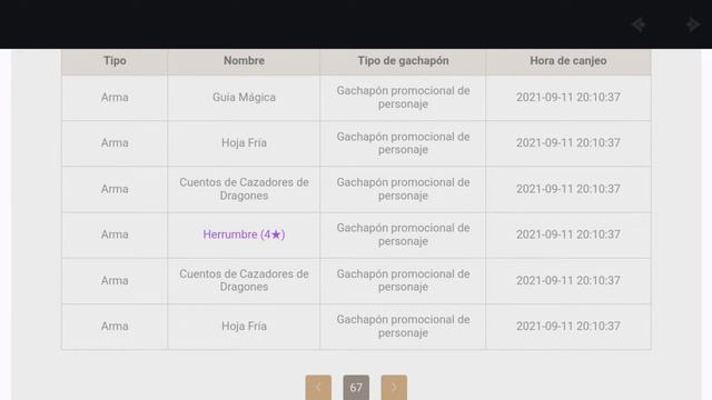 Historial De Deseos