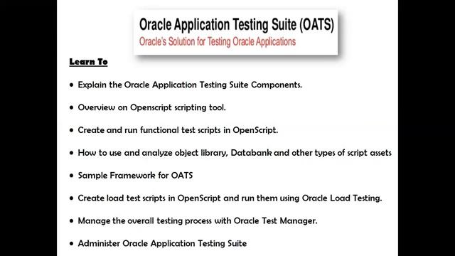 Oracle Openscript ,OATS Testing for beginners, Oracle Apps Automation #OATS_Automation Tutorial 01 смотреть онлайн