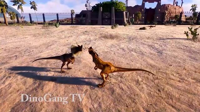 Stegosaurus, Therizinosaurus & Giganotosaurus vs. SMURF CAT (CARTOON ANIMATION) JURASSIC EXTINCTION смотреть онлайн