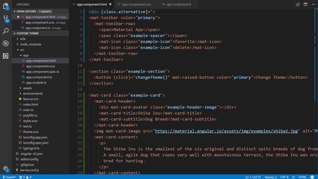 Switching out Themes in your Angular Material App смотреть онлайн