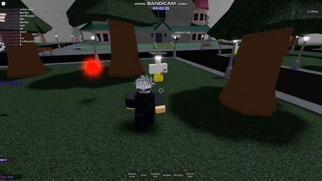 GOJO Spec ShowCase (Roblox GamePlay ABJ)