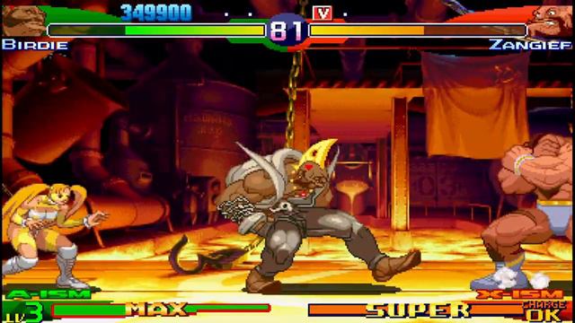 Birdie VS Zangief and R Mika STREET FIGHTER ALPHA3 MAX смотреть онлайн