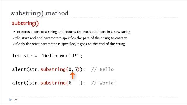 JavaScript String Object (lecture) смотреть онлайн