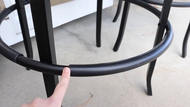 Sundale Outdoor Swivel Bar Stool Review | Patio Backless Bar Height Tall Chairs, All-Weather Fabric смотреть онлайн