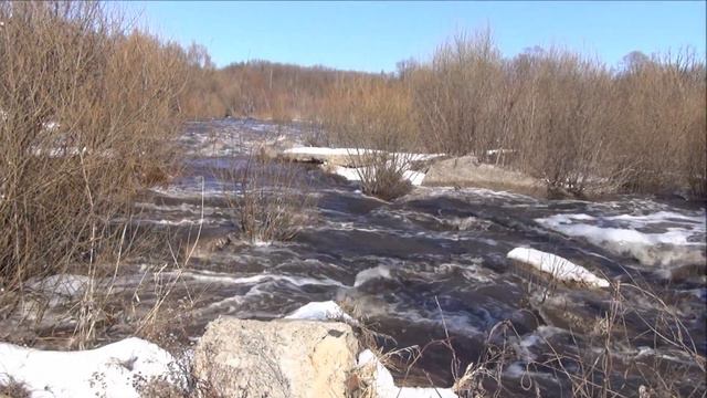 Половодье в Ряжске : 29. 03. 2021г смотреть онлайн