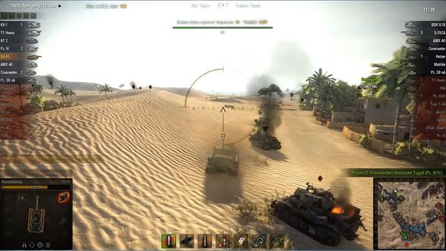 WOT: Sand River - SU-85 - 2 frags - смотреть онлайн