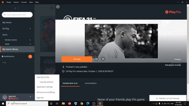 FIFA 21 Pre-load is Now Available With EA Play Pro subscription смотреть онлайн
