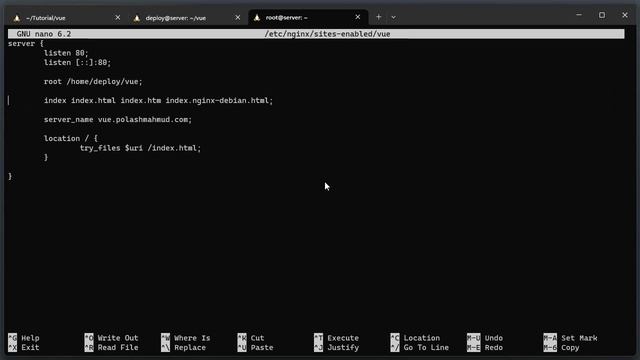 17. Manually building vue project and uploading on the Linux server смотреть онлайн