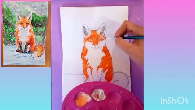 Лиса гуашью. смотреть онлайн