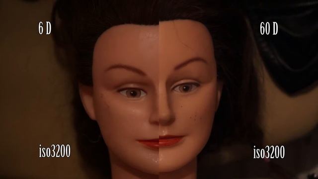 Canon 6D против Canon 60D шумы