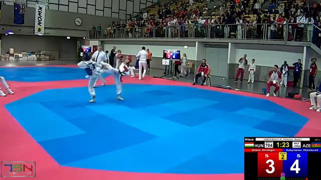 704 SULEYMANOV KHANMURAD , AZE vs MOLNAR BENDEGUZ , HUN 12 - 10 смотреть онлайн