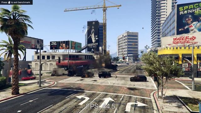GTA5 benchmark and gameplay on Asus ROG G551V with GTX 960M смотреть онлайн