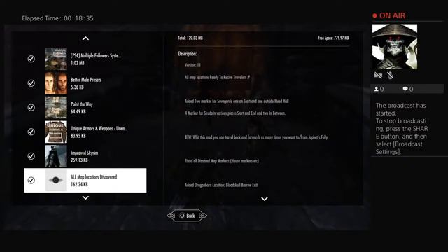 Lets play Skyrim special edition live ps4 with mods смотреть онлайн