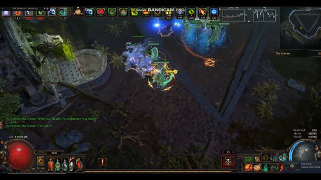 [ Path of Exile ] - Necromancer Mage Skeleton смотреть онлайн