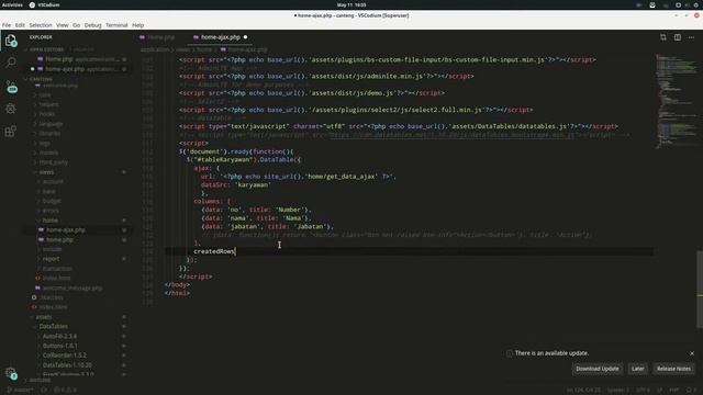 Part 2: Datatables Ajax Client Side on Codeigniter and Bootstrap смотреть онлайн