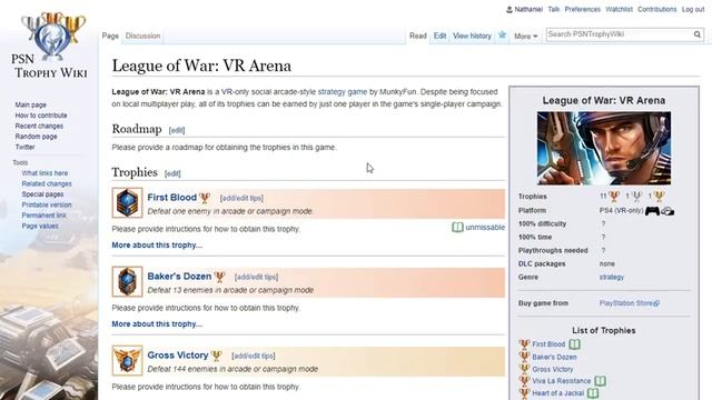 League of War: VR Arena Trophy List - First Impressions смотреть онлайн