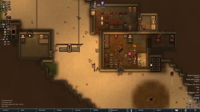 I spent 100 days in a RIFT VALLEY in RimWorld... смотреть онлайн