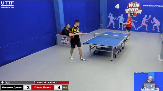 19:00 Ивченко Денис 0-3 Плющ Павел стол 4 ЮГ-3 24.06.21 смотреть онлайн