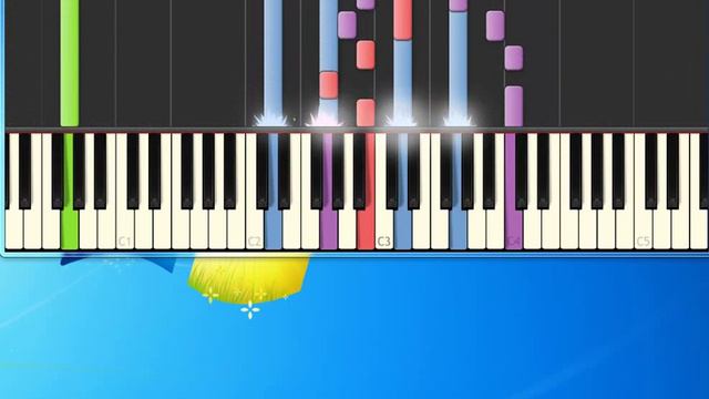 Roxette The Sweet Hello, The Sad Goodbye [Piano tutorial by Synthesia] смотреть онлайн
