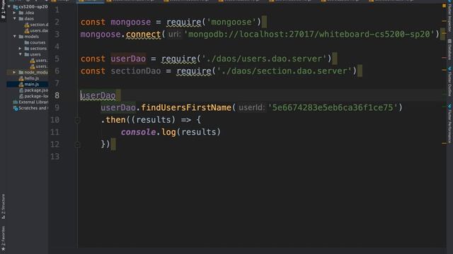 Retrieving all documents from MongoDB from Mongoose with find cs5200 sp20 11208 смотреть онлайн