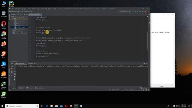 Selenium with Python ( part 2 ) | Run Selenium in Multiple Browser смотреть онлайн