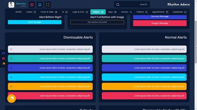 Medical Bootstrap 5 Admin Dashboard Template with RTL Dark Theme смотреть онлайн