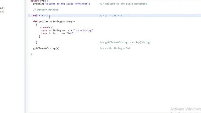Scala Basic Pattern Matching смотреть онлайн