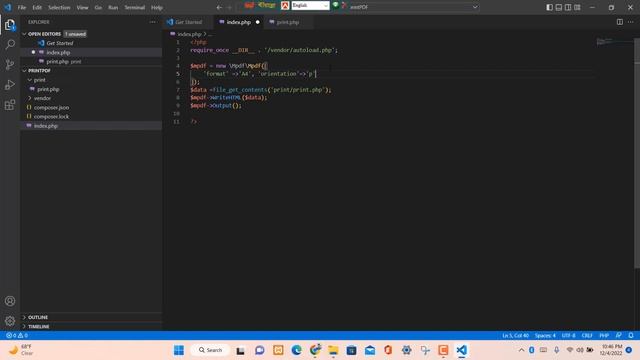 Generate PDF use Custom Font mPDF From HTML to PHP and LARAVEL || Install mPDF in PHP and Laravel, смотреть онлайн