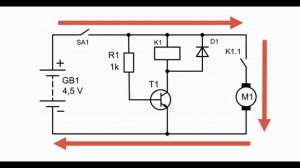 Электронный ключ на транзисторе