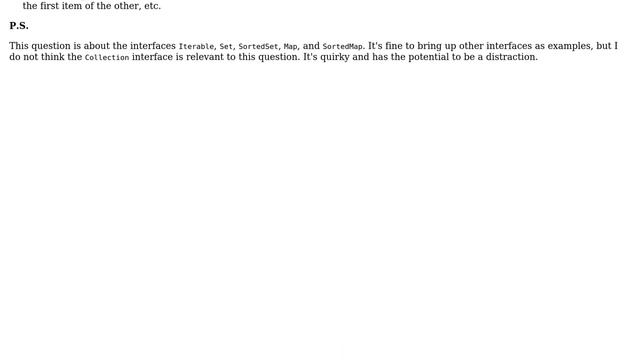 Software Engineering: In Java, why does (unsorted) Set implement Iterable, but SortedMap does not? смотреть онлайн
