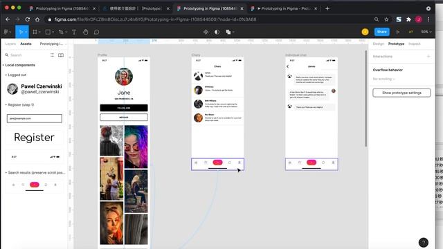 [ Figma ] PROTOTYPE 互動原型設計｜Figma官方範例操作 смотреть онлайн