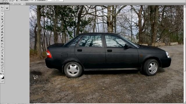 Фотошоп тюнинг "урок 3" красим в матовый цвет. смотреть онлайн