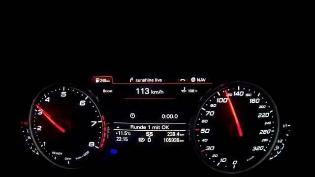 0-200 km/h | Audi RS6 Performance C7 | Serienleistung 605 PS смотреть онлайн