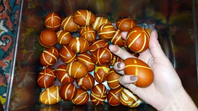 Пасхальные яйца. Как покрасить яйца с помощью резинок. Вот что получилось. Овруч 2018. смотреть онлайн