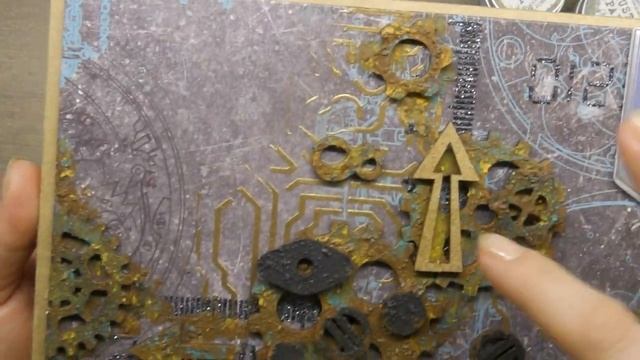 Имитация ржавчины. Коробка для альбома/ Photo album box and Rusty effects. смотреть онлайн