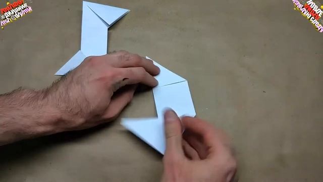 Как сделать сюрикен из бумаги своими руками. легкие поделки из листа а4 смотреть онлайн