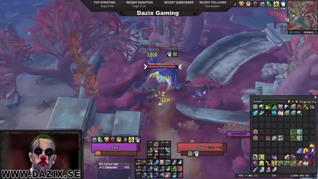 BFA Farming Leather in Nazjatar - For WoW Token Day 15 Gold : 275480 🤙 World Of Warcraft 👀 By Dazix