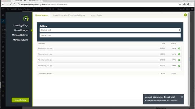 How to quickly create and upload new galleries in NextGEN Gallery смотреть онлайн