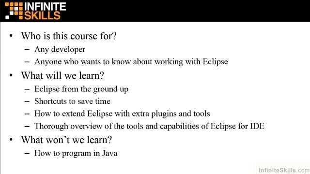 Eclipse Java IDE Tutorial | Overview смотреть онлайн