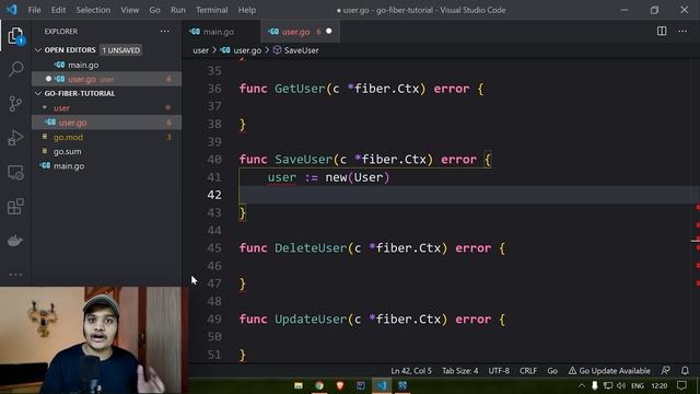 Building REST API's using Go Fiber and Gorm | Go Fiber Tutorial смотреть онлайн