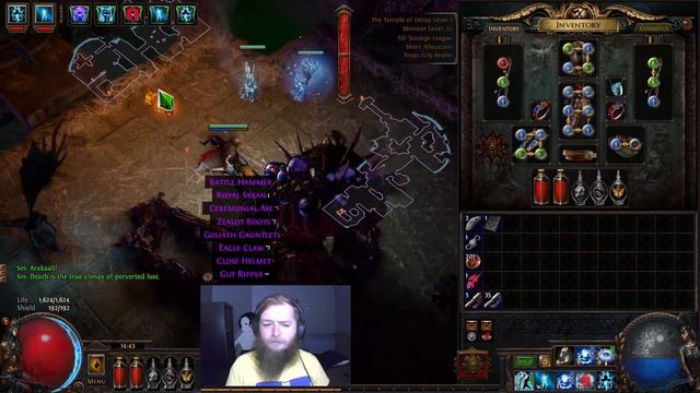 Scourge SSF Day 7 - Leveling Self Cast Eye of Winter Elementalist - [PoE 3.16] смотреть онлайн