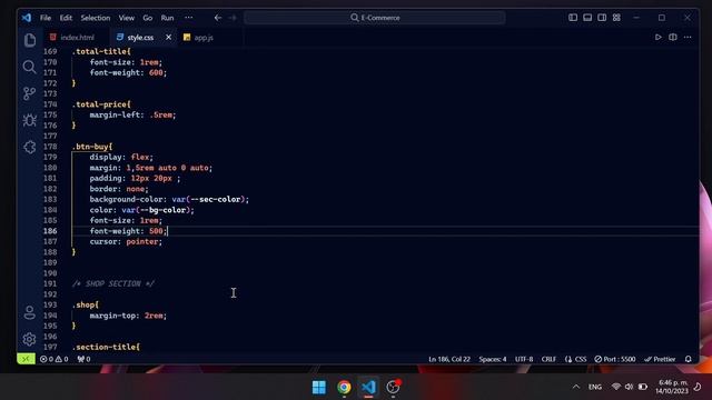 CREA un E-commerce DESDE CERO usando HTML, CSS & JS | 2023 смотреть онлайн
