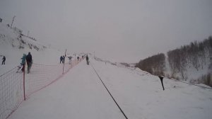 Выходные на лыжах в Крутой горке (Омская область)