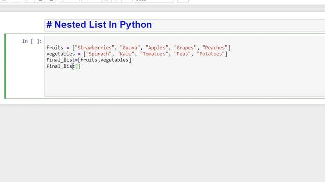 Nested List IN Python | Data Analyst #pythonforbeginners #python #viralvideo #viral смотреть онлайн