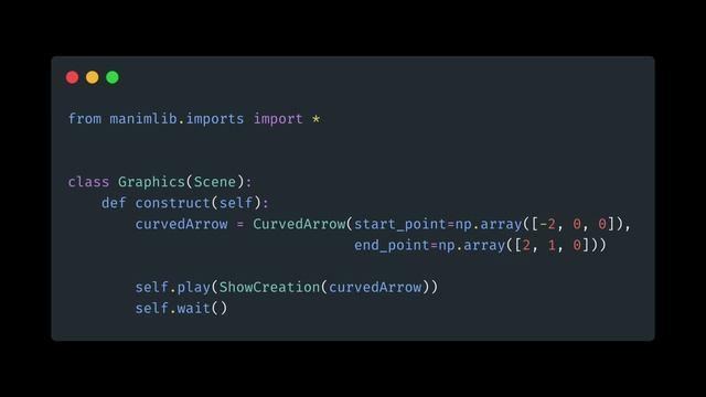 Manim Example | How to Show Curved Arrow in Manim смотреть онлайн