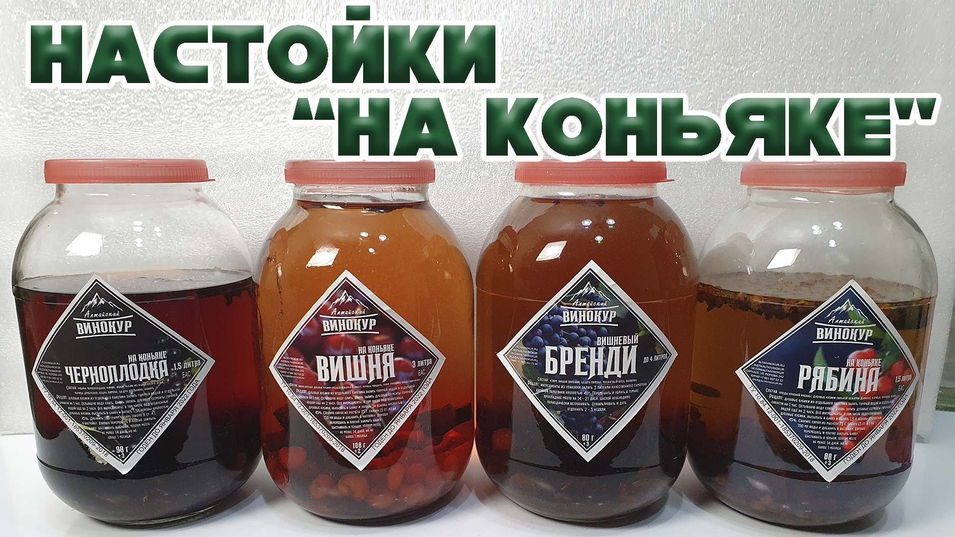 ВИШНЯ РЯБИНА ЧЕРНОПЛОДКА НА КОНЬЯКЕ И ВИШНЕВЫЙ БРЕНДИ смотреть онлайн