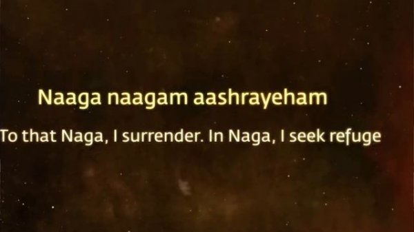 Naga Stuti | Naga Nagam Ashrayeham | 10 Min Chant | #sadhguru  #sadhgurumeditation