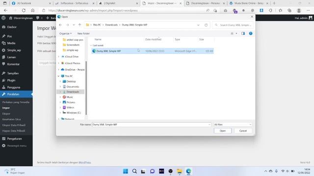 Cara Import Konten Dumy XML di WordPress смотреть онлайн